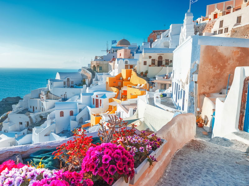 Beautiful island of&nbsp;Santorini, Greece