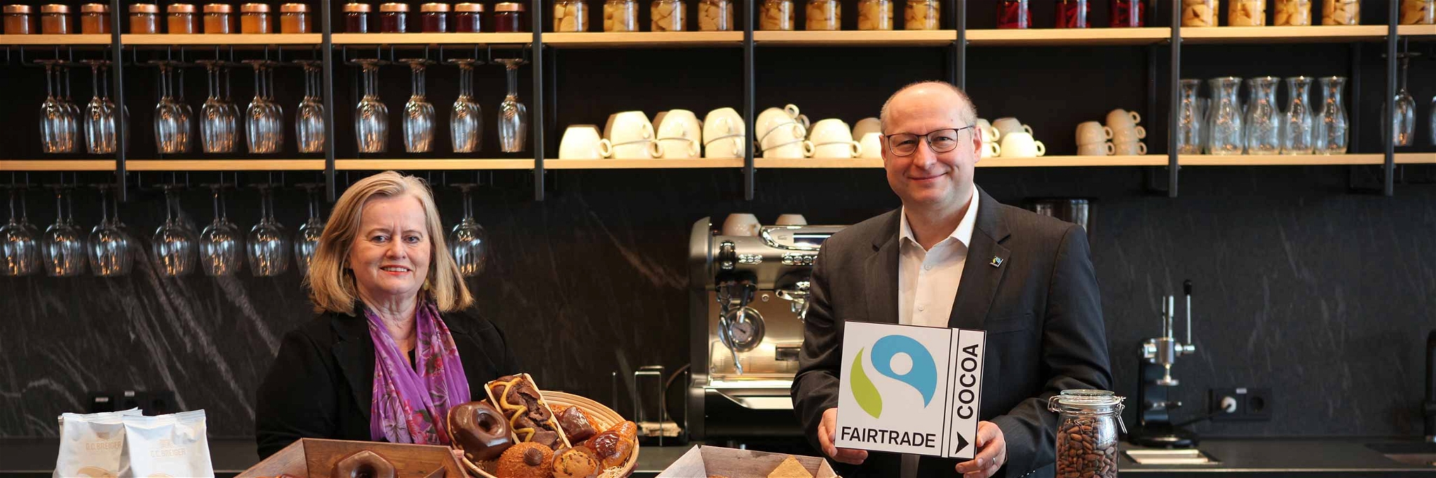 Gabriele Ströck und Hartwig Kirner (Fairtrade)
