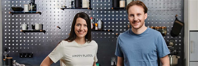 Die Gründer von »Happy Plates« Anna Mahlodji und Simon Jacko
