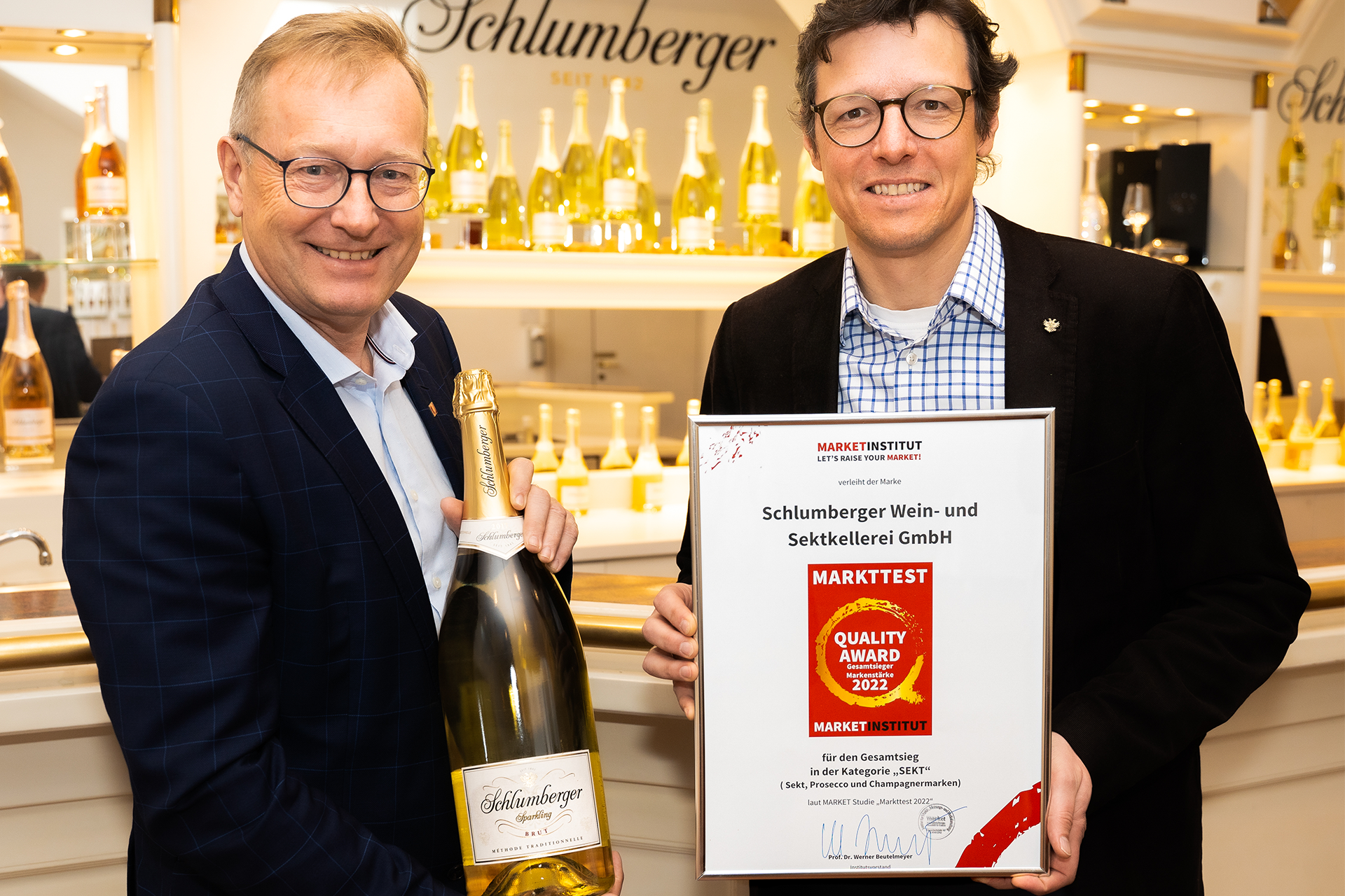 Schlumberger gewinnt beim Market Quality Award.