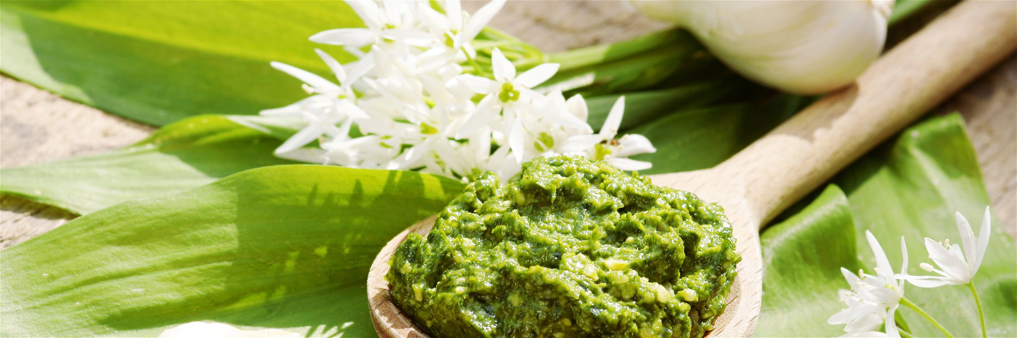 Wild garlic can be used in a myriad of dishes including&nbsp;pesto.
