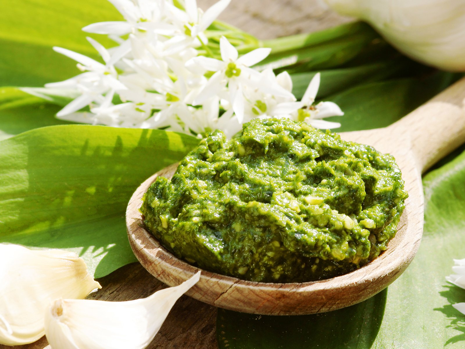 Wild garlic can be used in a myriad of dishes including&nbsp;pesto.