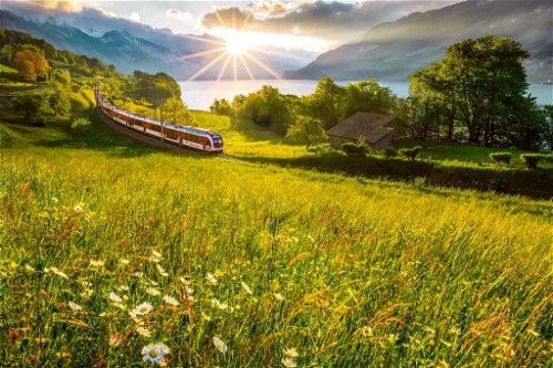The panoramic Grand Train Tour of Switzerland.