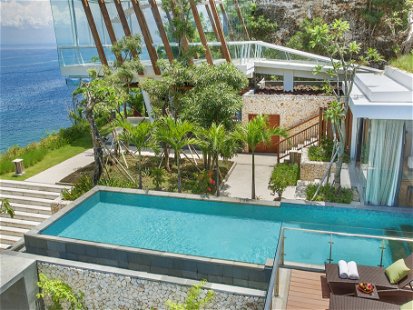Das Resort Anantara Uluwatu auf Bali.