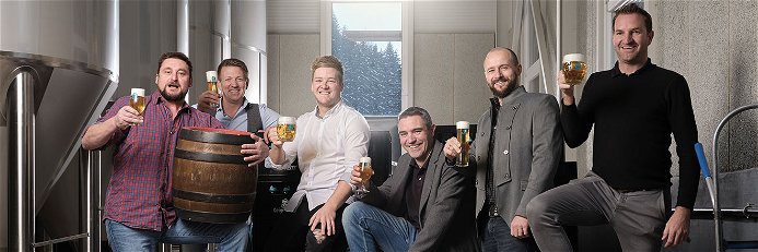 Tirol-Sieger: Das Team der Geigenseer Privatbrauerei