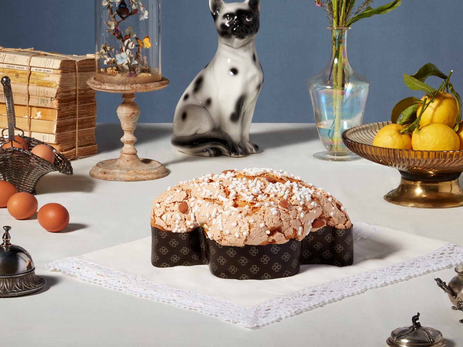 Colomba is a traditional Easter cake.