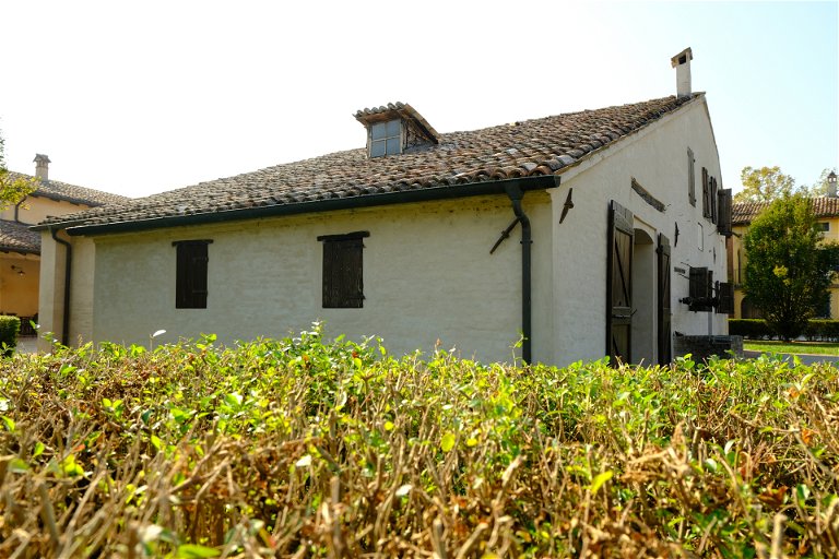 Verdi's birthplace in the village of Roncole, Parma.