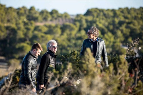 Jesse Bongiovi, Jon Bon Jovi und Gérard Bertrand