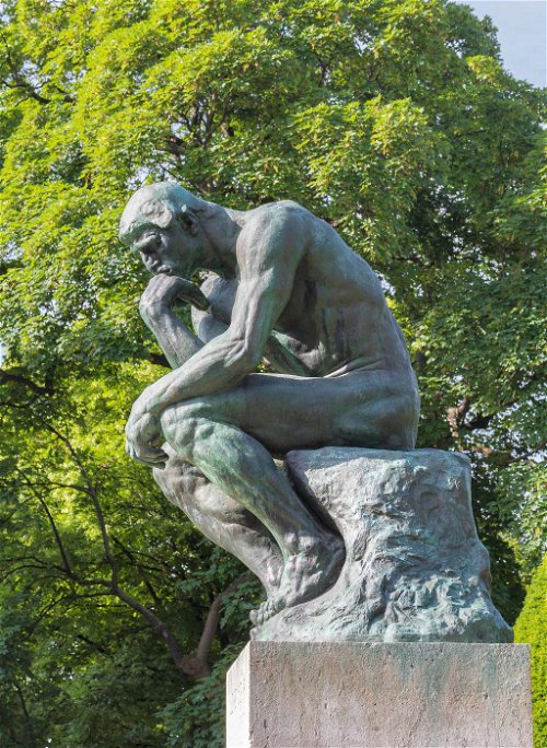 Jewel: The sculpture garden of the Musée Rodin with its most famous work, 'The Thinker'.