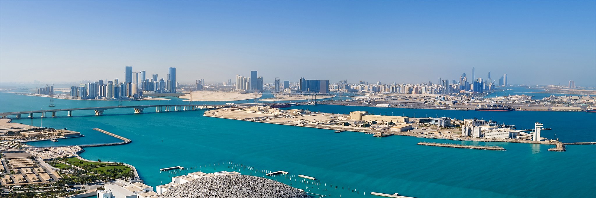 Blick auf Abu Dhabi.
