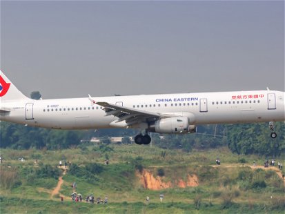 Ein Flugzeug von China Eastern Airlines.