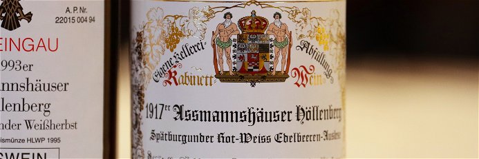 Die Rot-Weiß Edelbeerenauslese aus dem Höllenberg - der legendäre Kennedy-Wein