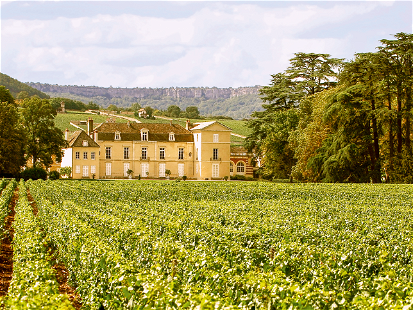 Das prächtige Château de Meursault im Süden der Stadt Beaune im Herzen des Burgund ist Sehenswürdigkeit und Weingut zugleich.