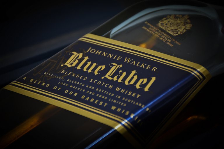 Johnnie Walker Blue Label ist eine der berühmtesten Whisky-Blends