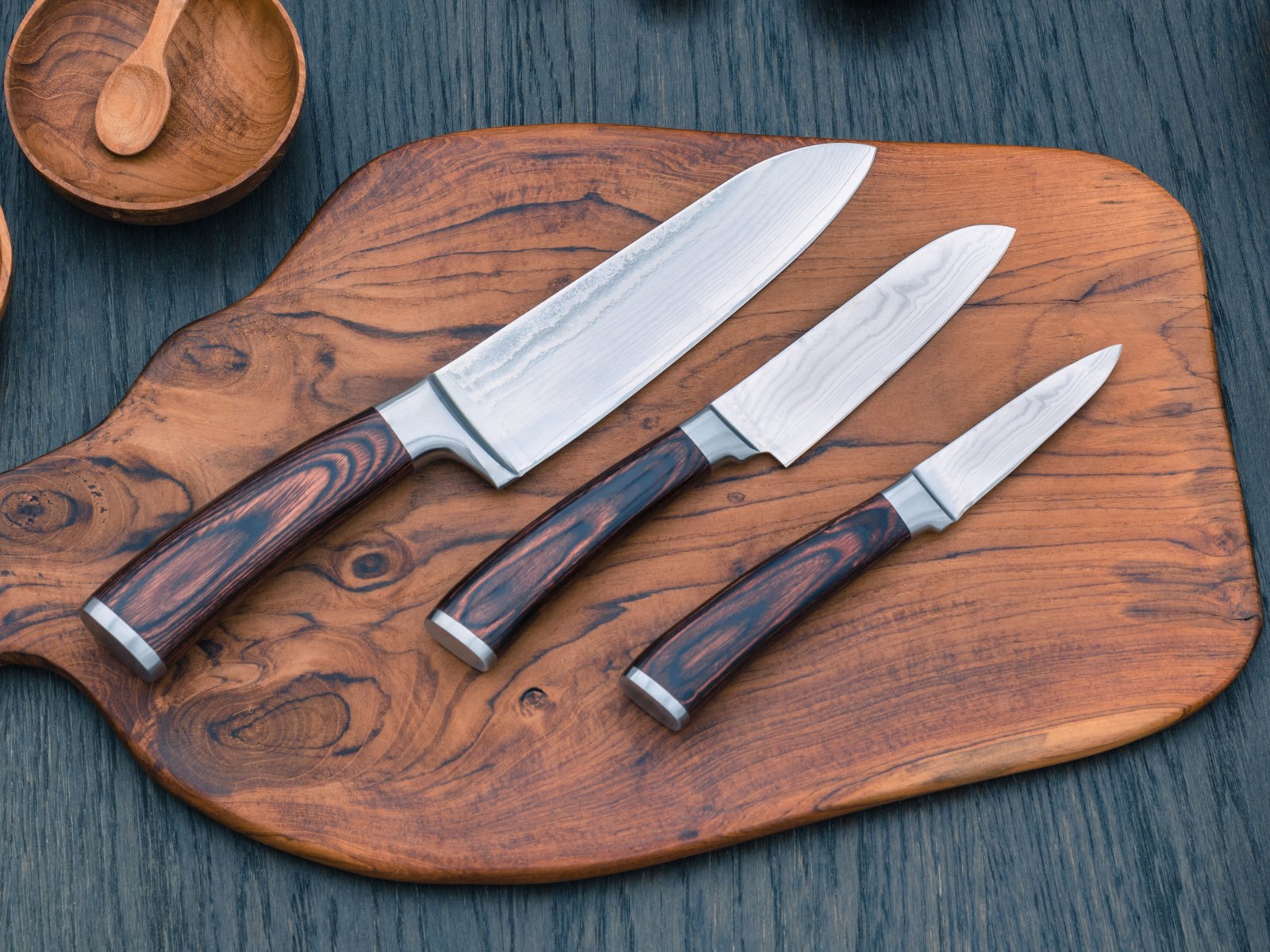 Different knives are specifically designed for different tasks.