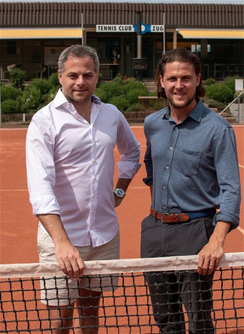 Co-Turnierdirektor Gabriel Okmian mit Gaston Della Casa