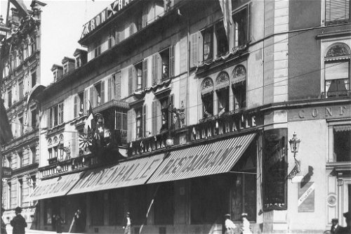 1924 eröffneten Hulda und Gottlieb Zumsteg die »Kronenhalle« im einstigen »Hôtel de la Couronne« direkt beim Zürcher Bellevue.