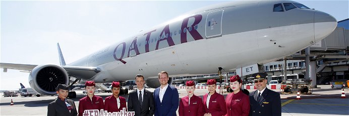 In Frankfurt wurde das Qatar-Jubliäum gefeiert