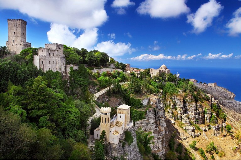 Erice has a spectacular view