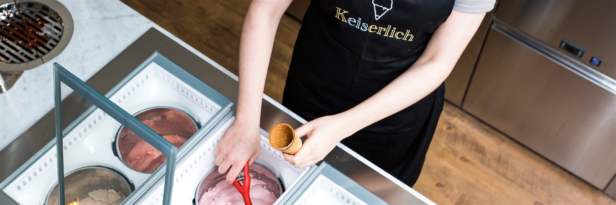 Wer ausgefallene Eissorten mag, sollte in Köln bei der Eismanufaktur »Keiserlich« vorbeischauen.