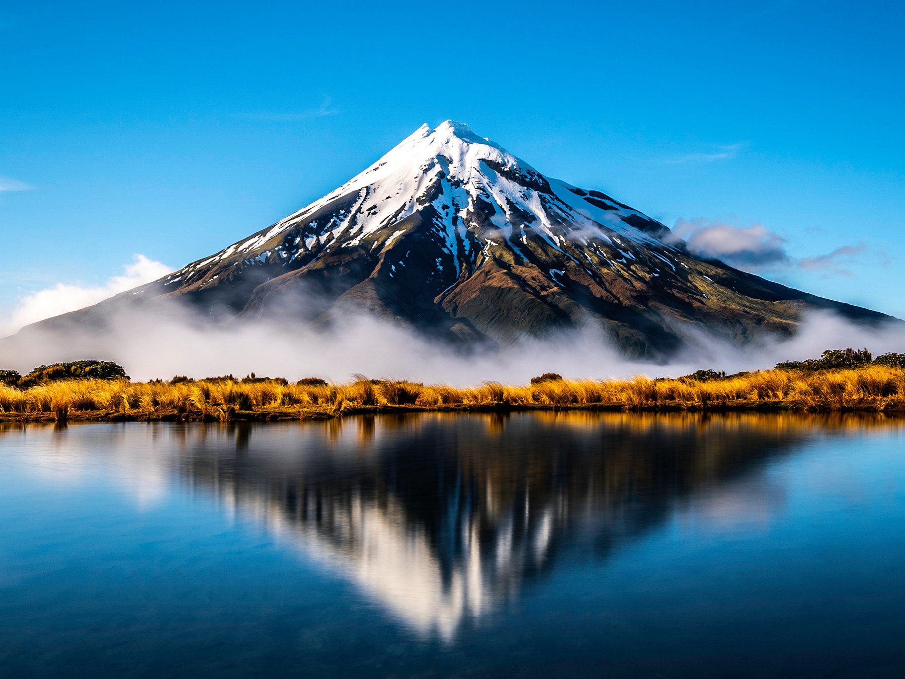 Mount Taranaki in Neuseeland
