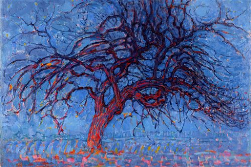 Piet Mondrian, Abend: Der rote Baum, 1908– 1910