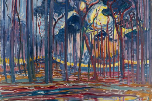 Piet Mondrian, Wald bei Oele, 1908