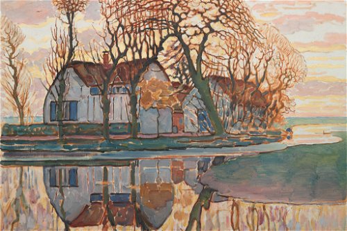 Piet Mondrian, Bauernhof bei Duivendrecht, um 1916