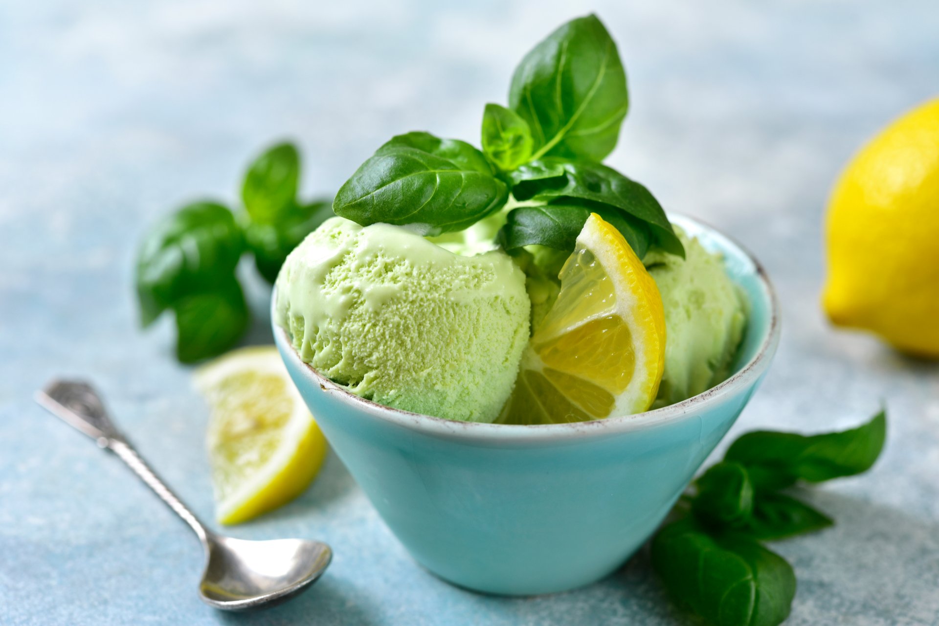 Basil adds&nbsp;an elegant flavour to sorbets and ice cream.