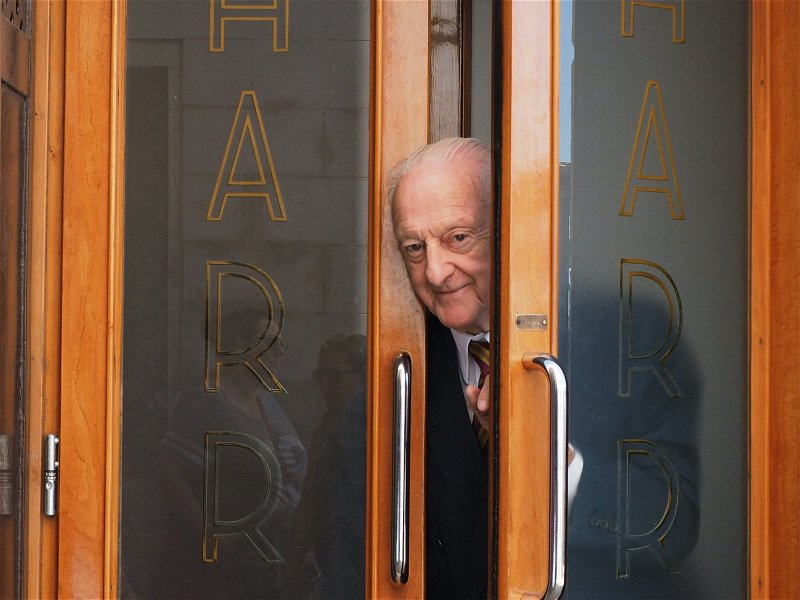 The inimitable Arrigo Cipriani, a year older than his eponymous restaurant, Harry's Bar.