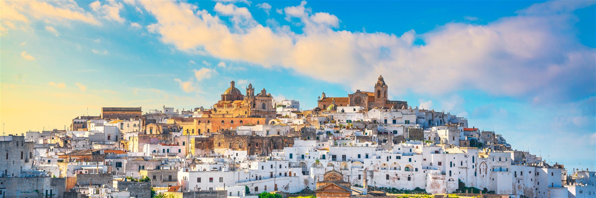 The whitewashed old town of Ostuni