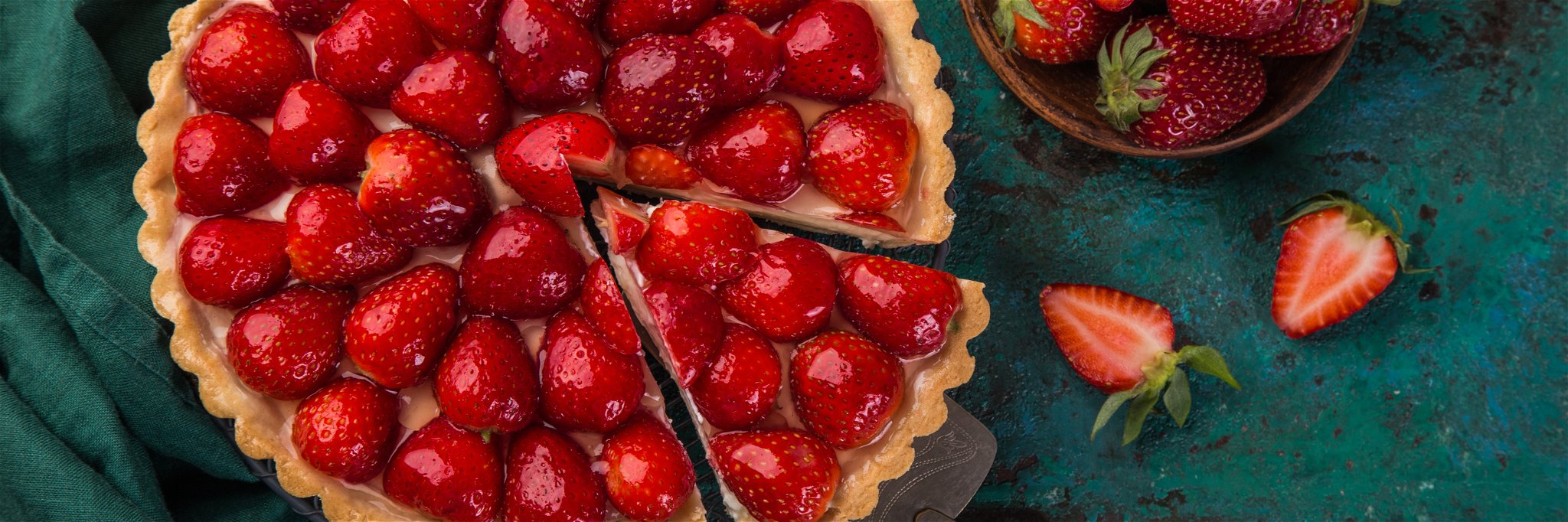 Strawberries make a mouth-watering dessert