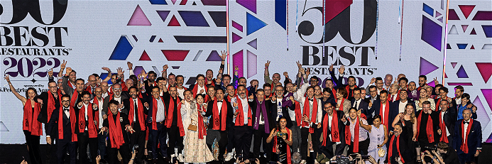 The award winners at the London ceremony.