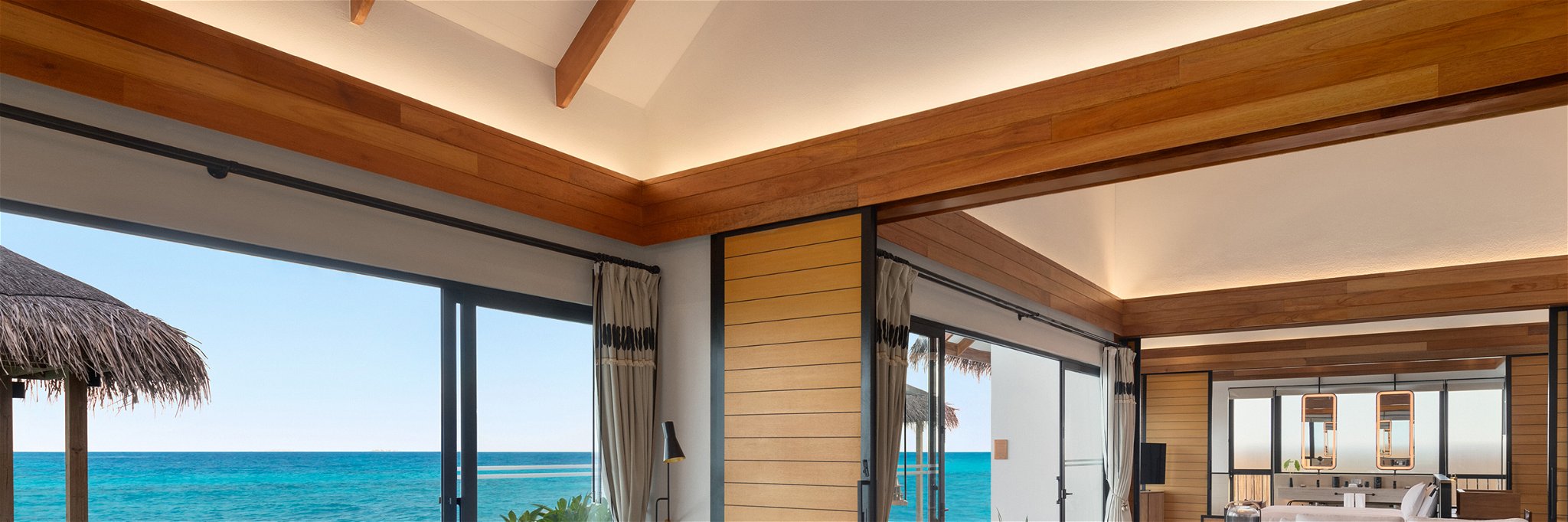 Two-Bedroom-Overwater-Pool-Villa at the Hilton Maldives Amingiri Resort &amp; Spa.