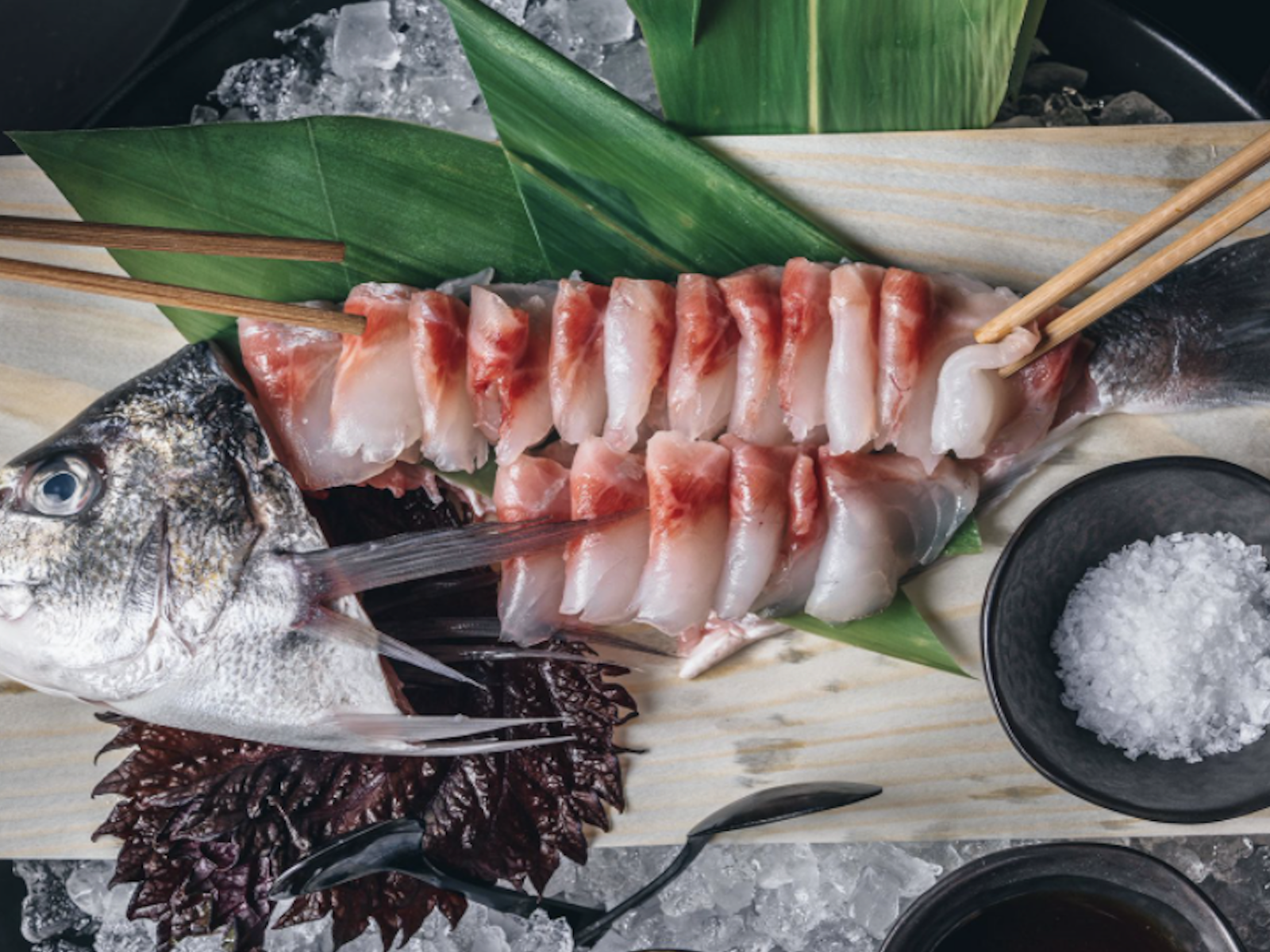 A whole fish sashimi is served&nbsp;at Miro.&nbsp;