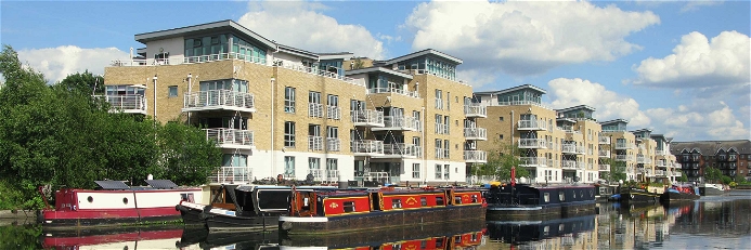 Die Brentford Lock Canalside ist einer der schönsten Flecken des Londoner Bezirks.