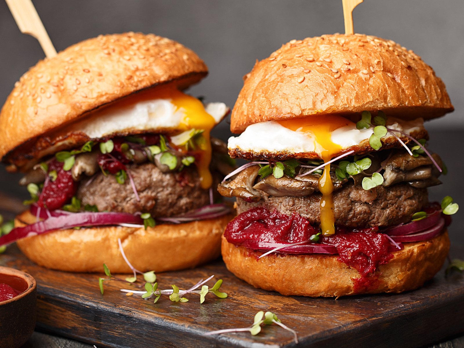 Gourmet burgers are all the rage but you can keep it simple too.