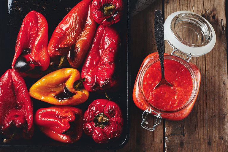 The paprika paste ajvar is versatile and rounds off many dishes with its tart sweetness.