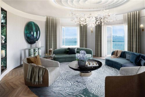 The Presidential Suite of the Mandarin Oriental Palace, Lucerne
