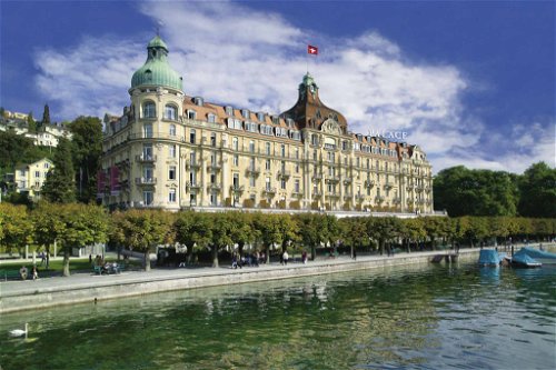 Das «Mandarin Oriental Palace, Luzern» liegt direkt am Vierwaldstättersee