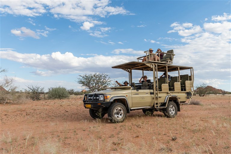 The new Onduli Ridge in central Damaraland, Namibia, offers nature drives, walks and elephant tracking.