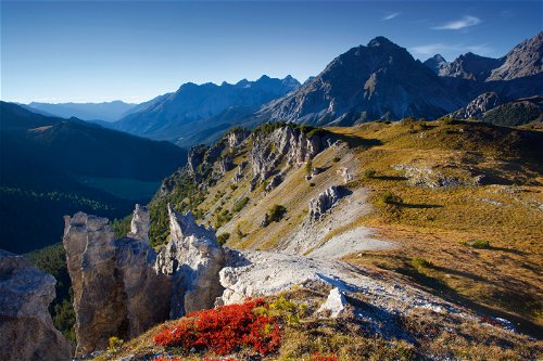 Der Berg Il Jalet in der Nähe&nbsp;des Ofenpasses ist Teil des Schweizer Nationalparks.