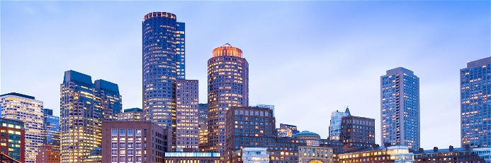 Financial District skyline, Boston
