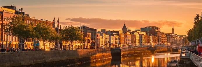 Dublin, the capital of the Republic of Ireland, is safe and beautiful.