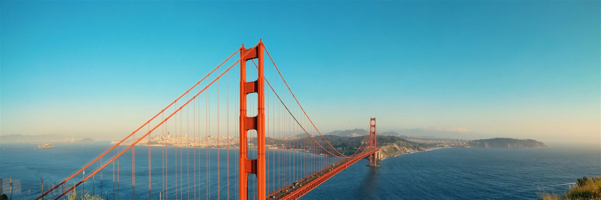 Stunning view of the Golden Gate bridge