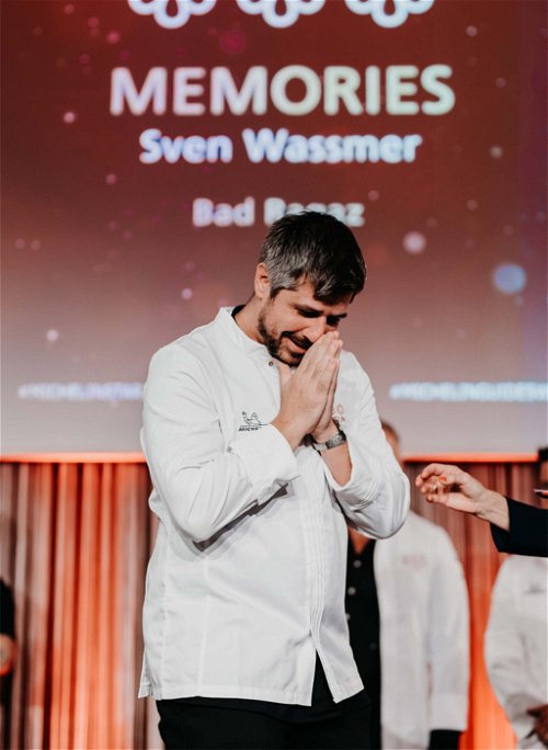 Sven Wassmer is awarded his third Michelin star.