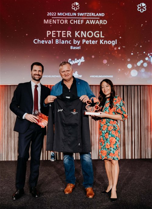 Drei-Sternekoch Peter Knogl wurde mit dem Chefs Mentor Award ausgezeichnet.