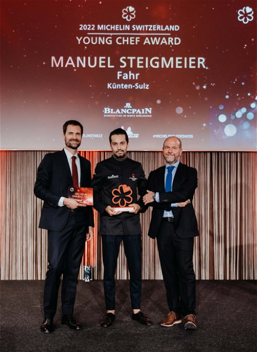 The Young Chef Award went to Manuel Steigmeier.