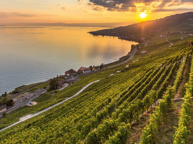 Der Genfersee oder Lac Léman ist der grösste Binnensee Mitteleuropas.