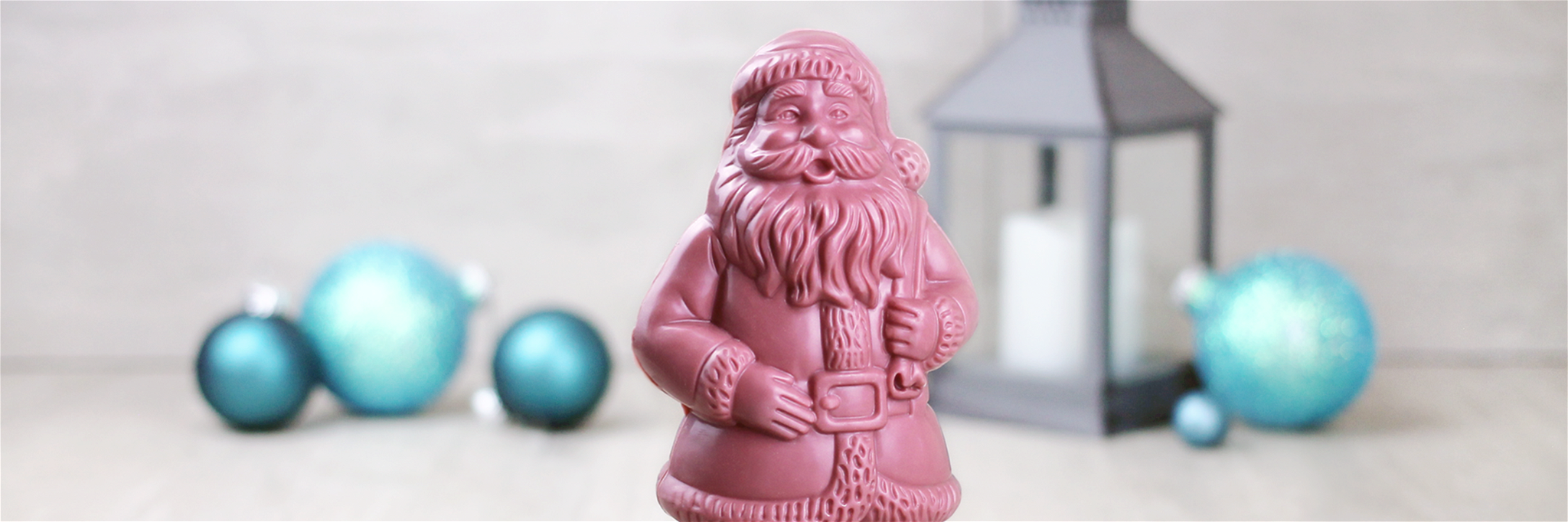 Wie wäre es in diesem Jahr mit einem Weihnachtsmann aus Ruby-Schokolade?&nbsp;